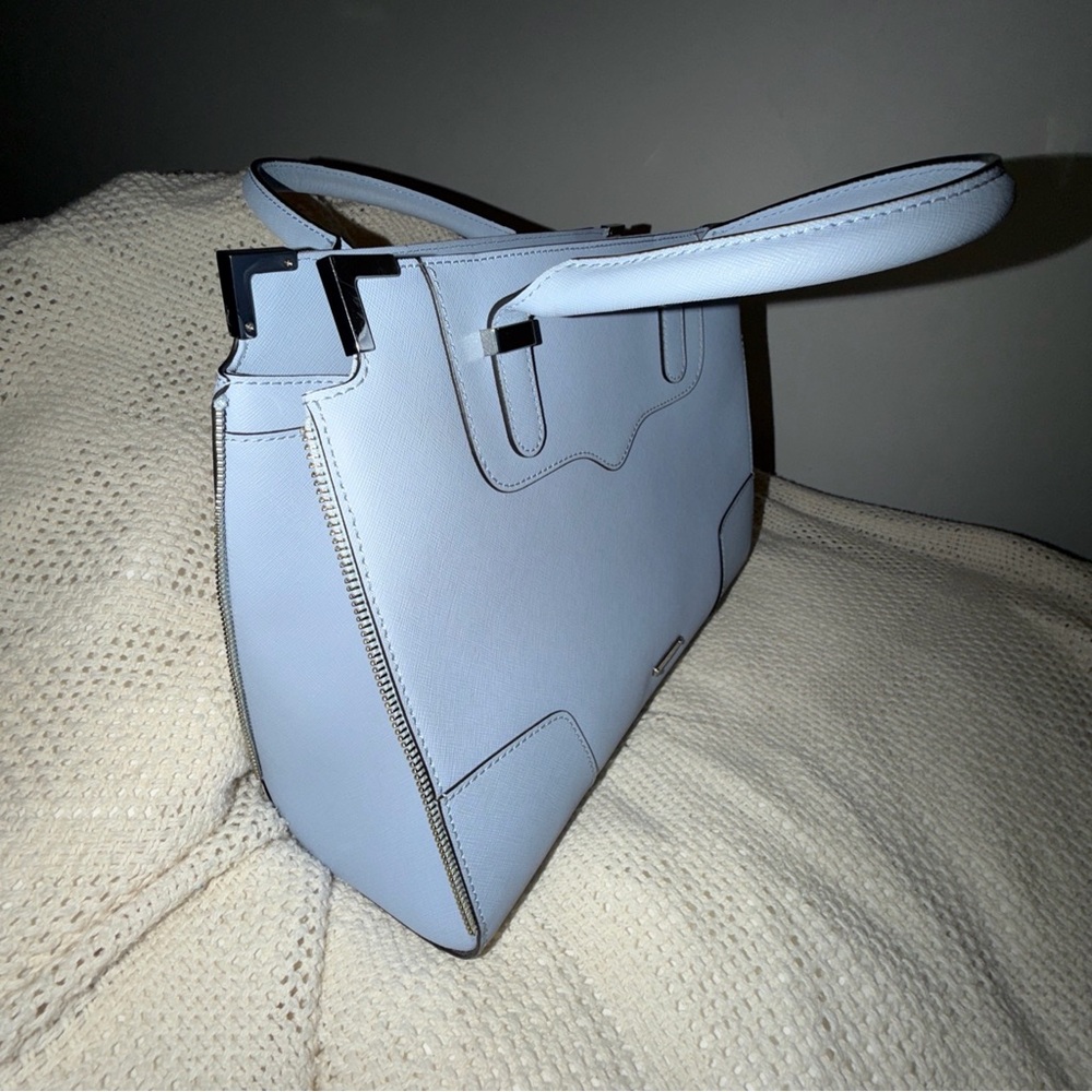 Rebecca Minkoff Light Blue Amorous Satchel/Crossbody Medium Bag - Picture 4 of 9